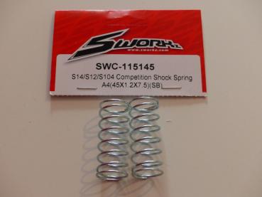 SWORKz 1/10 Competition Feder Stoßdämpfer A-4 (45x1.2x7.5)(SB)(2)